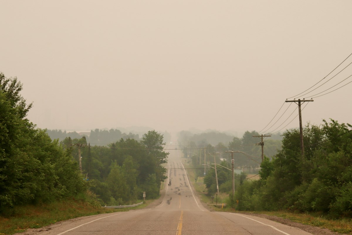 Small number of patients brought to hospital due to wildfire smoke