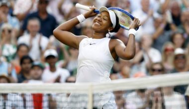 Tennis: Osaka upsets Sabalenka to reach Wimbledon quarters for 1st time