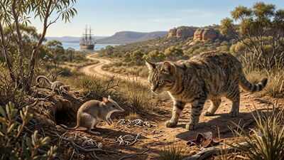 In 1788, cats were brought to Australia after more than 200 years later, the country's native wildlife is still paying the price