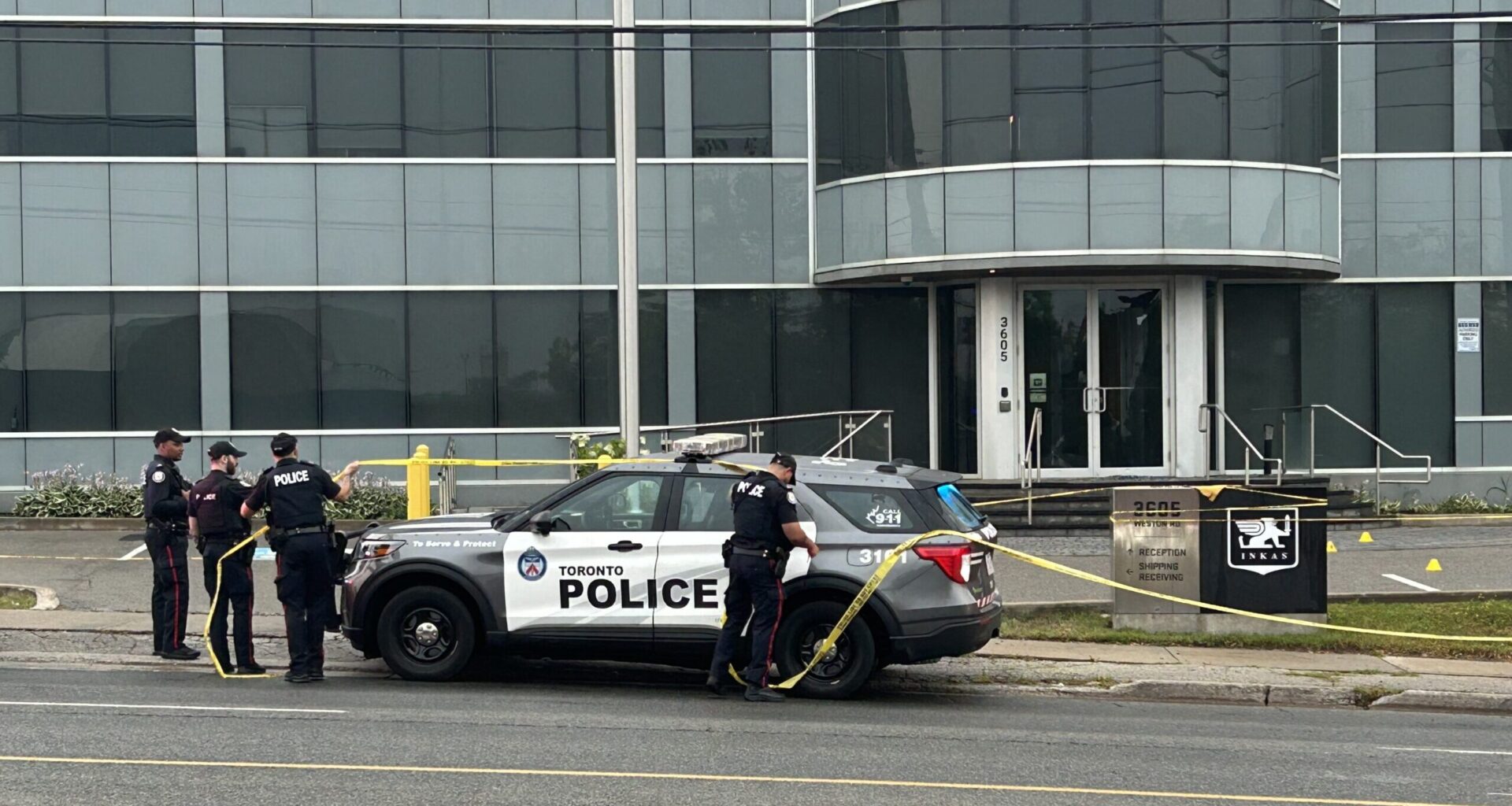 Shots fired outside INKAS headquarters in North York