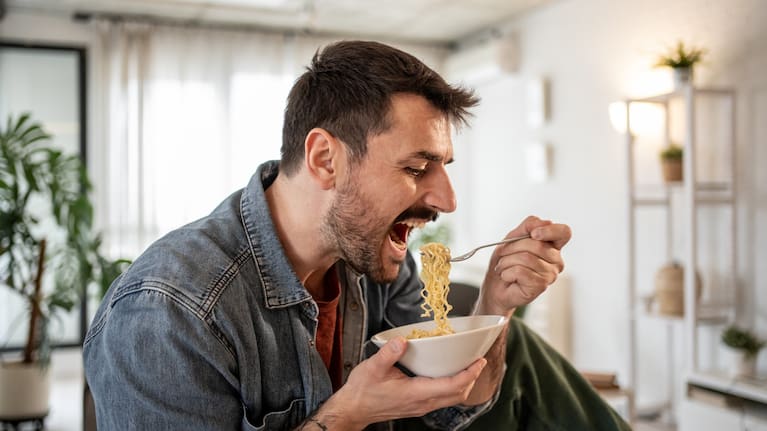 Will you chew those instant noodles, or just swallow them?