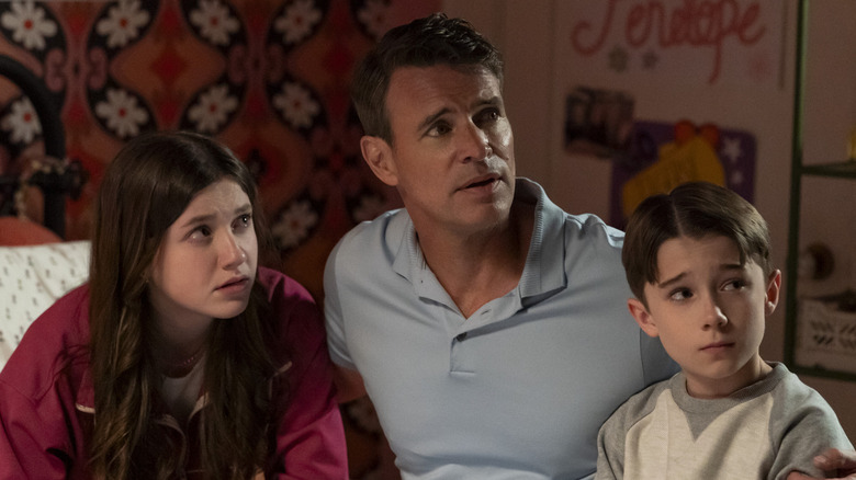 Malcolm Jeffries and his kids in It's Not Like That
