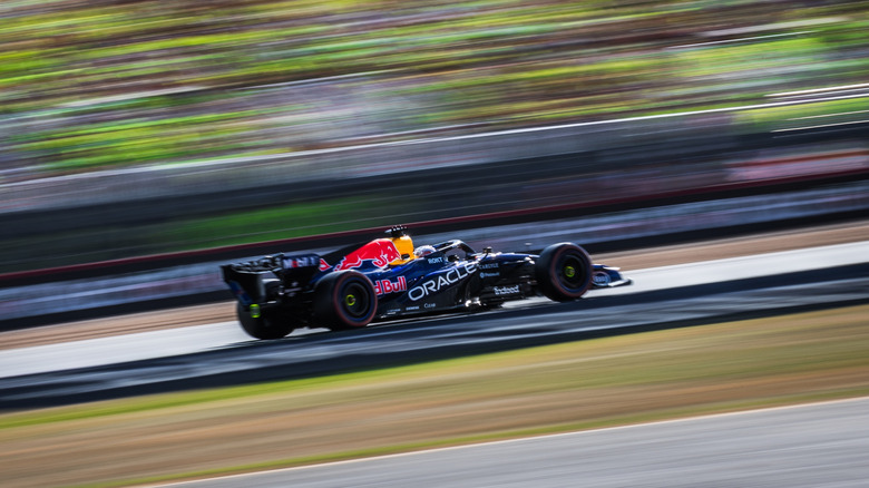 Max Verstappen of the Netherlands and Oracle Red Bull Racing during qualifying Formula One British Grand Prix