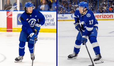 Dominic James’ NHL emergence inspiring Bolts prospect Shaugabay in his own career