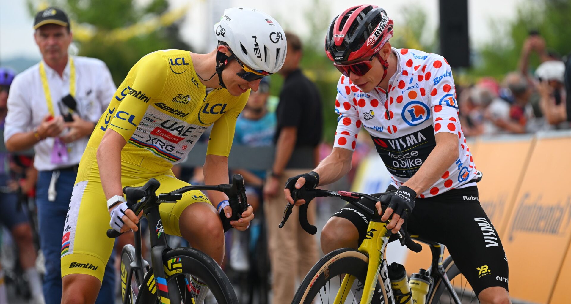 Jonas Vingegaard reveals Tadej Pogačar messaged him after Tour de France crash, says rivalry has 'become a lot friendlier there in the last couple of years'