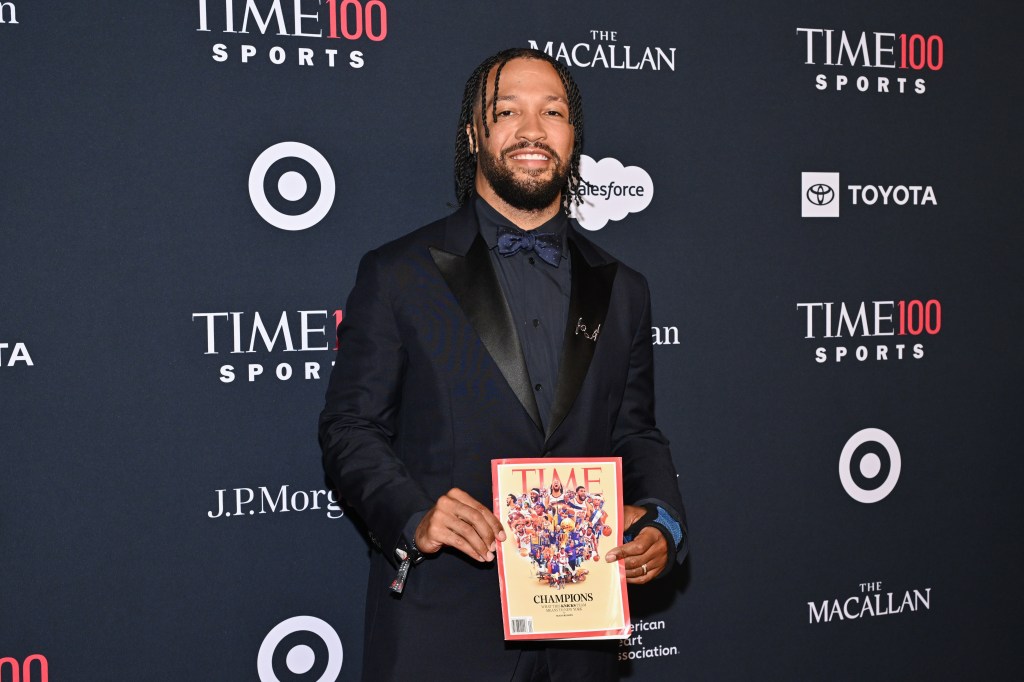 Jalen Brunson at the TIME100 Sports Gala