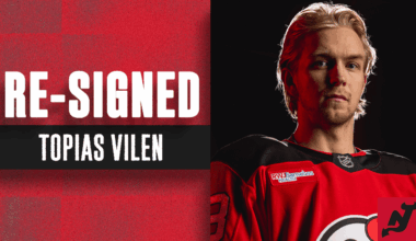 Devils Re-Sign Vilen | RELEASE