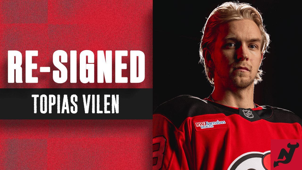 Devils Re-Sign Vilen | RELEASE