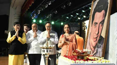 Hema Malini pays emotional tribute to late husband Dharmendra as she marks 60 years in cinema- PICS