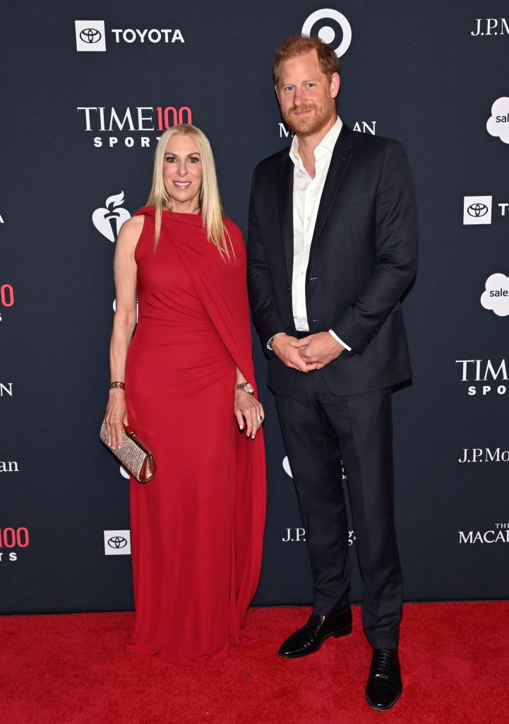 Jessica Sibley and Prince Harry at the TIME100 Sports Gala