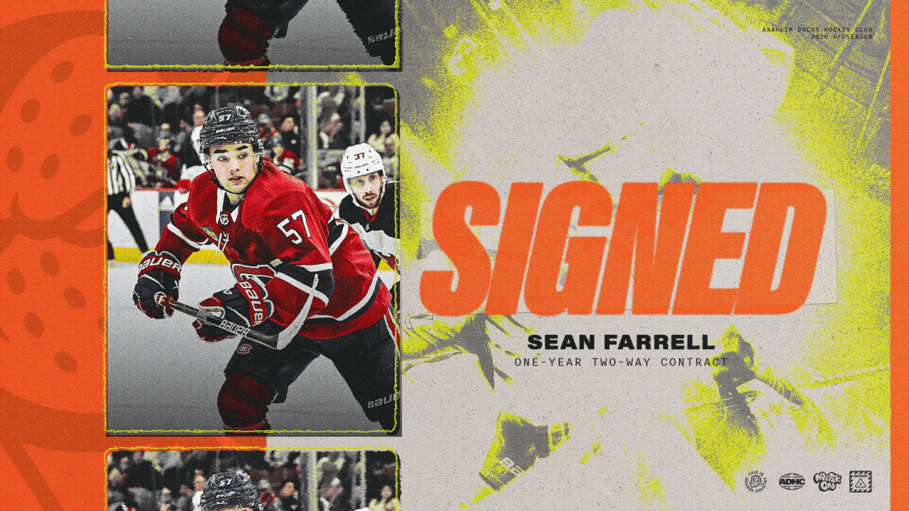 Ducks Sign Farrell to One-Year, Two-Way Contract