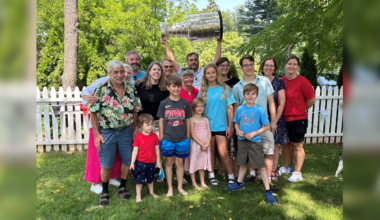 Hurricanes assistant GM celebrates with Stanley Cup in New Jersey