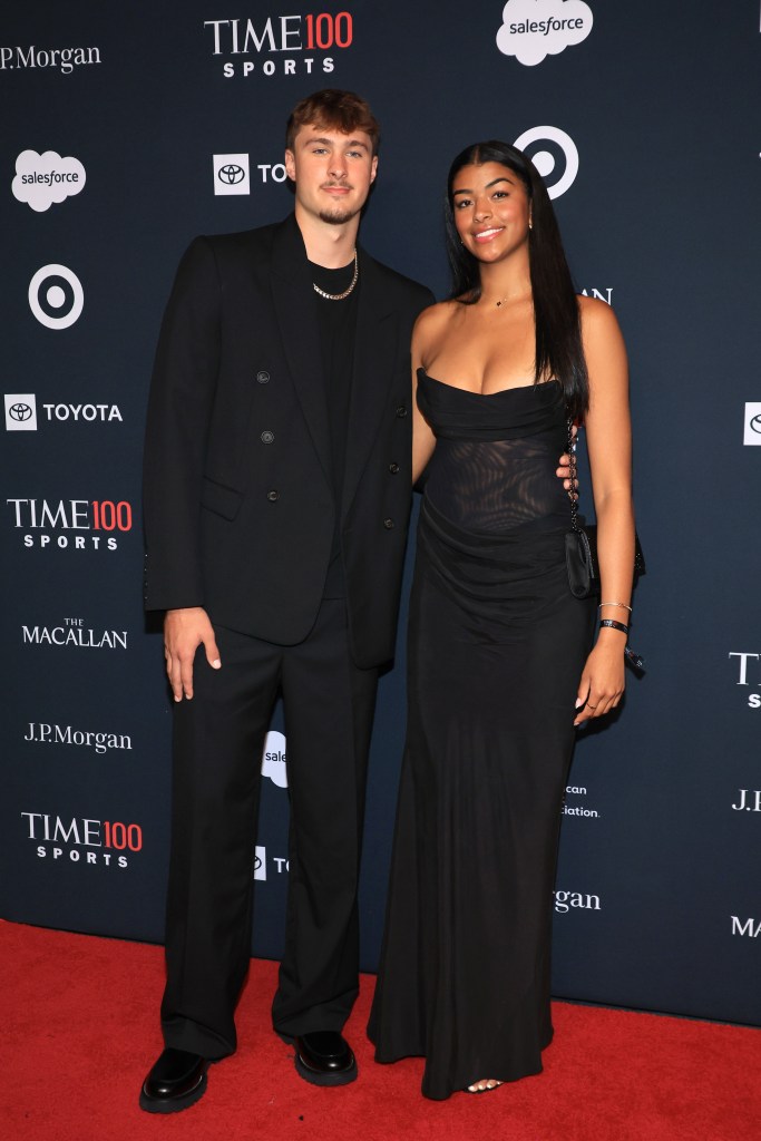 Cooper Flagg and Arianna Roberson at the TIME100 Sports Gala