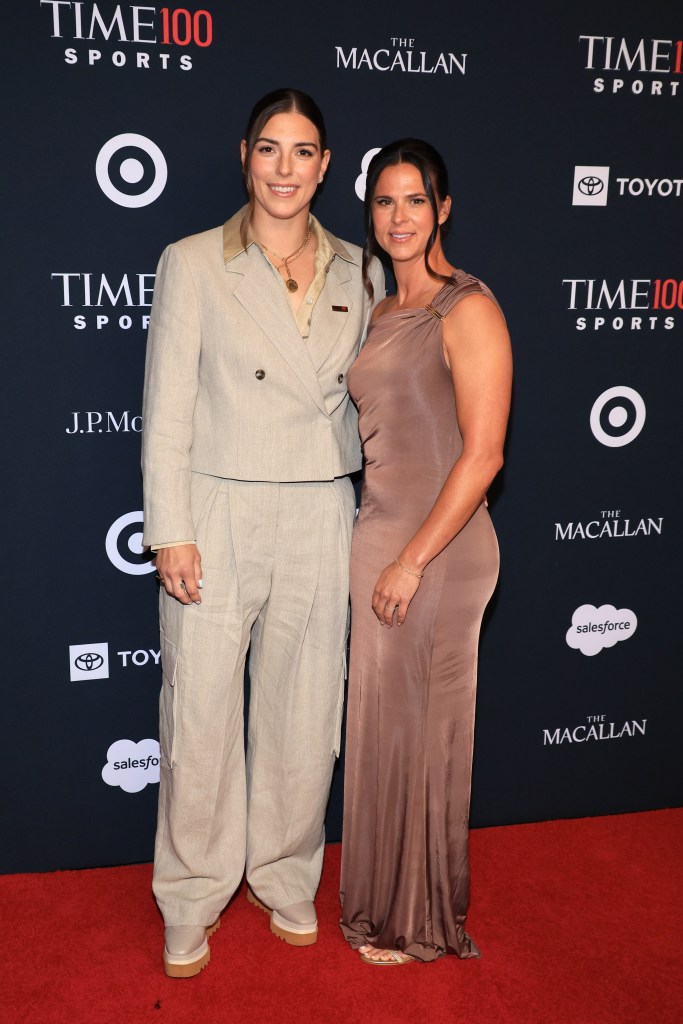 Hilary Knight and Brittany Bowe at the TIME100 Sports Gala