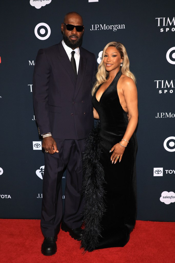 LeBron and Savannah James at the TIME100 Sports Gala