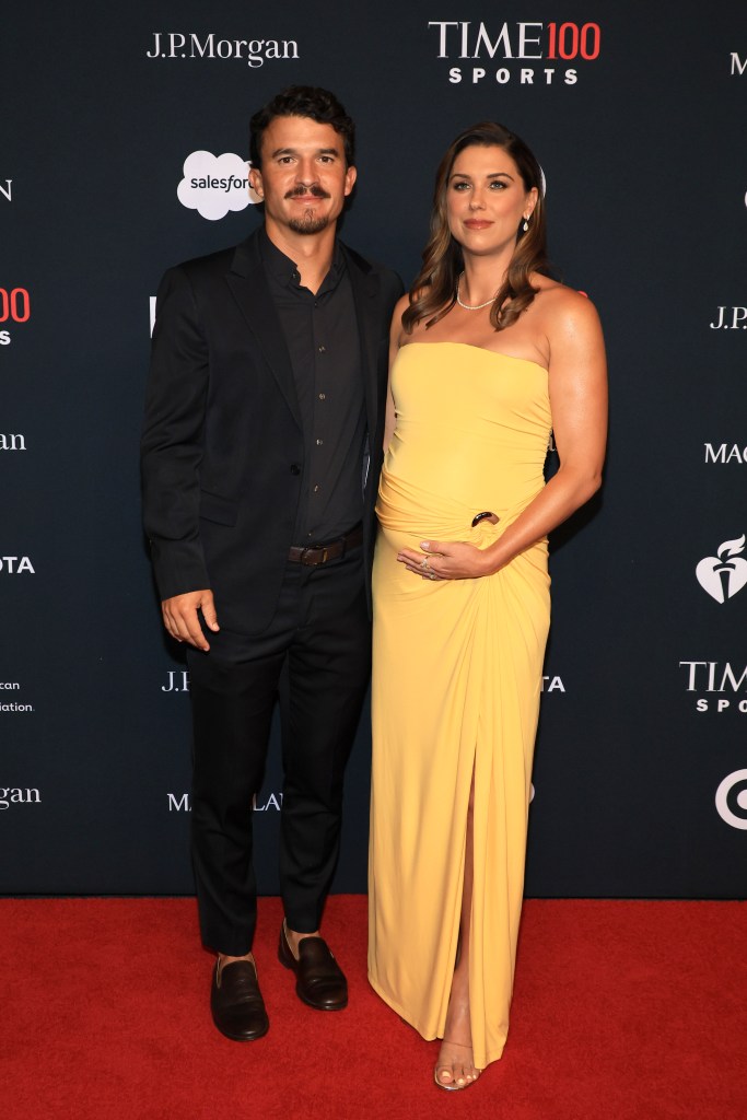 Servando Carrasco and Alex Morgan at the TIME100 Sports Gala