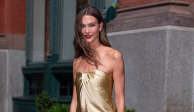 Karlie Kloss Looks Gorgeous in Gold for Taylor Swift's Wedding Alongside Husband Joshua Kushner - Just Jared - Celebrity News and Gossip