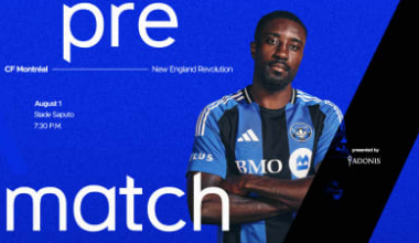 CF Montréal takes on New England Revolution Saturday at Stade Saputo