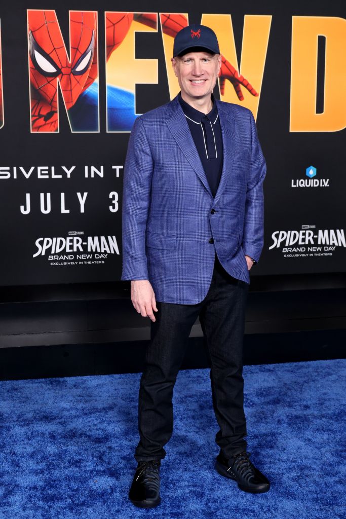 Kevin Feige at the "Spider-Man: Brand New Day" premiere
