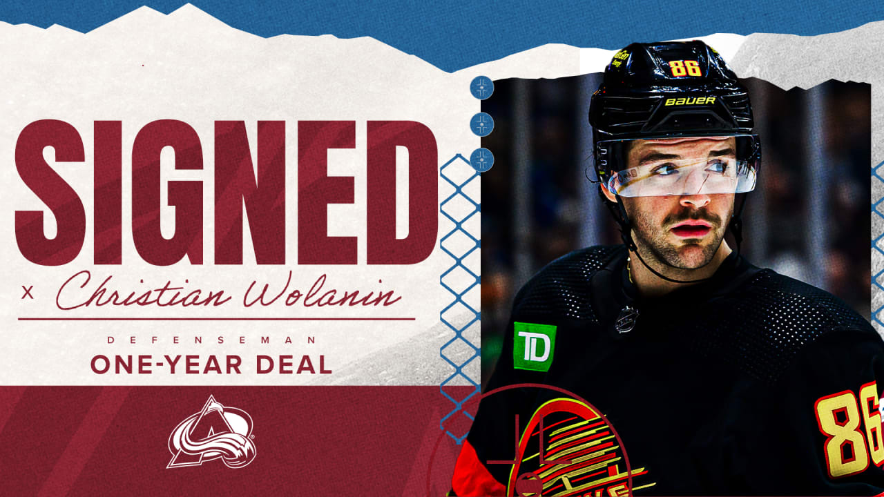 Avalanche Signs Wolanin | Colorado Avalanche