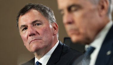 Canada-U.S. Trade Minister Dominic LeBlanc and Prime Minister Mark Carney.