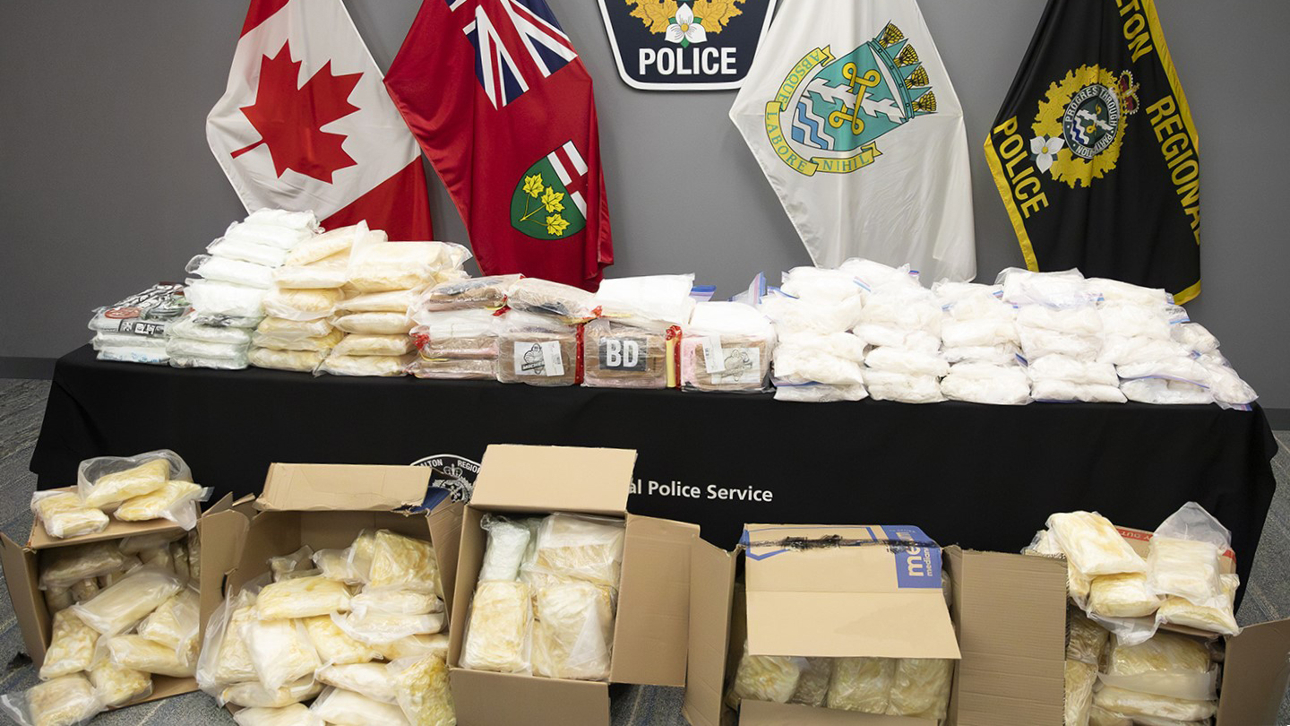 largest meth bust halton