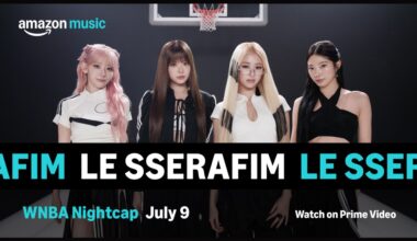 LE SSERAFIM 'Boompala' on WNBA x Amazon Music 'In the Paint': Preview