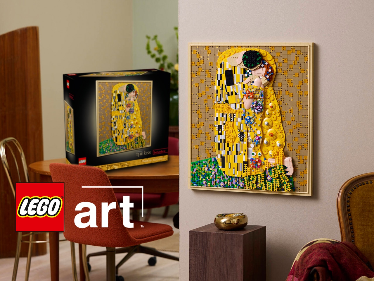 LEGO Art "The Kiss" by Gustav Klimt (31221) Revealed for August
