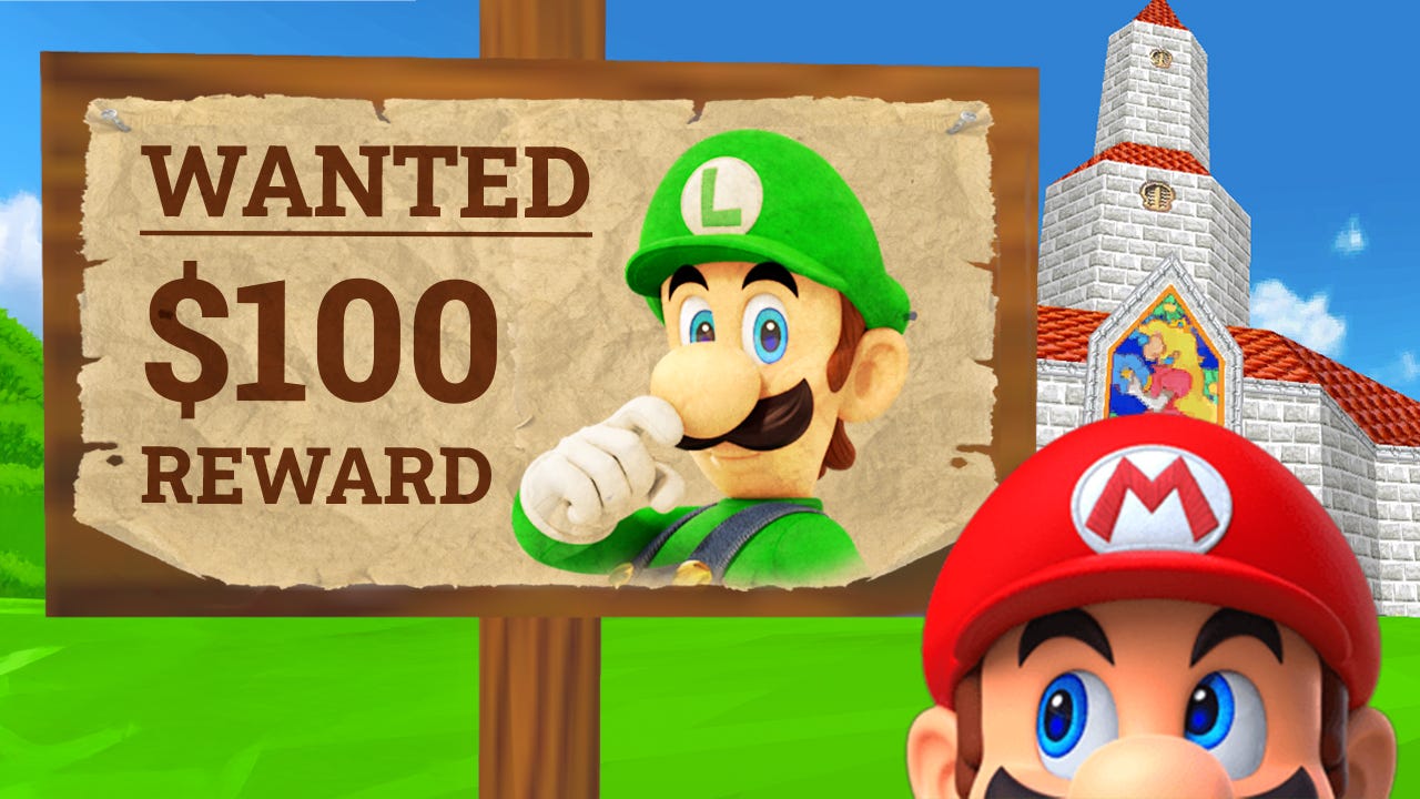 In Search of Luigi - A 30-Year-Old Mario 64 Bounty Finally Settled