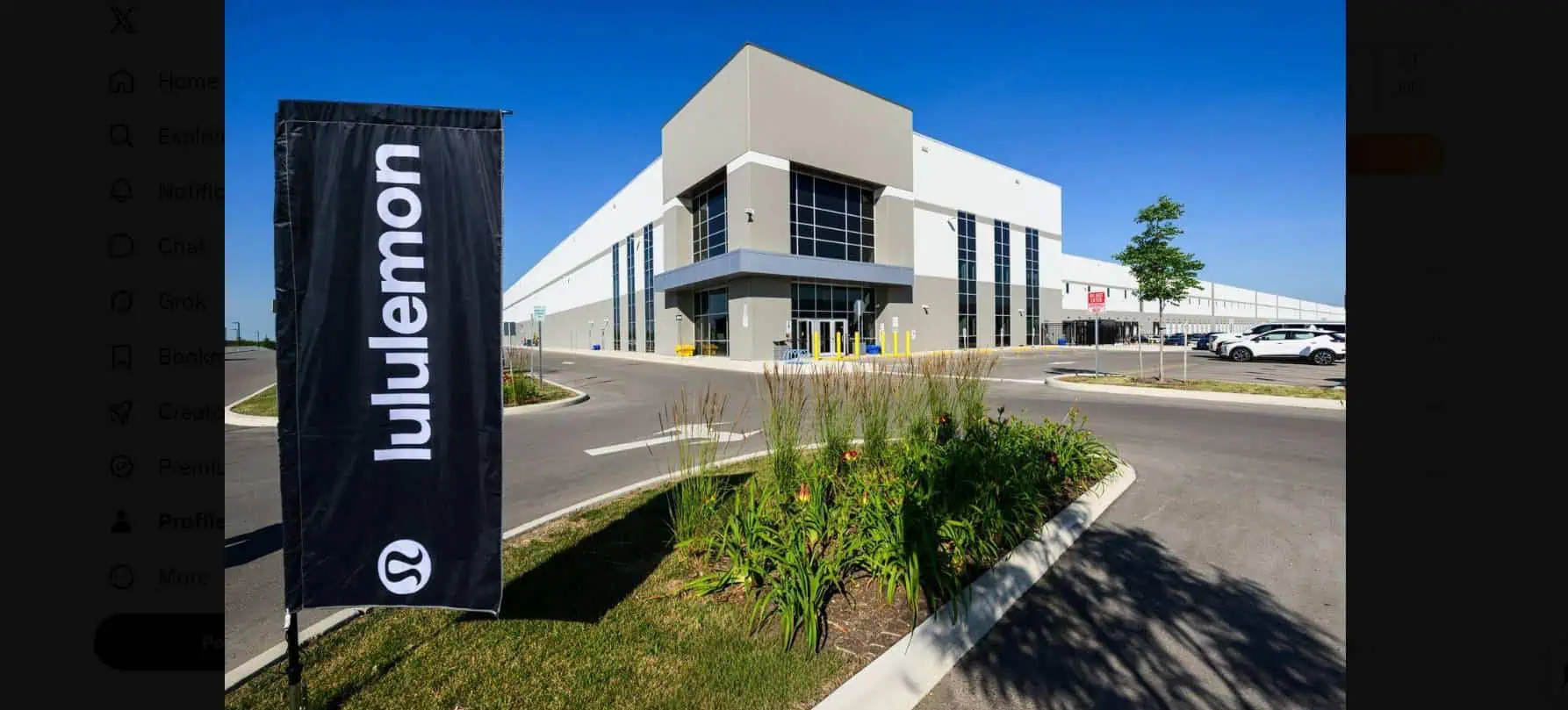 lululemon brampton logistics canada