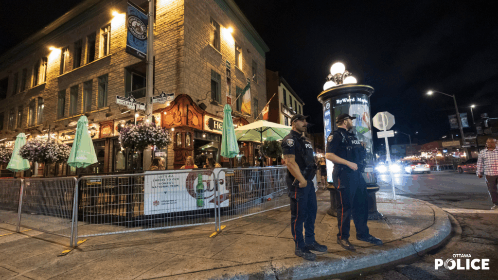 How are police responding to crime downtown Ottawa?