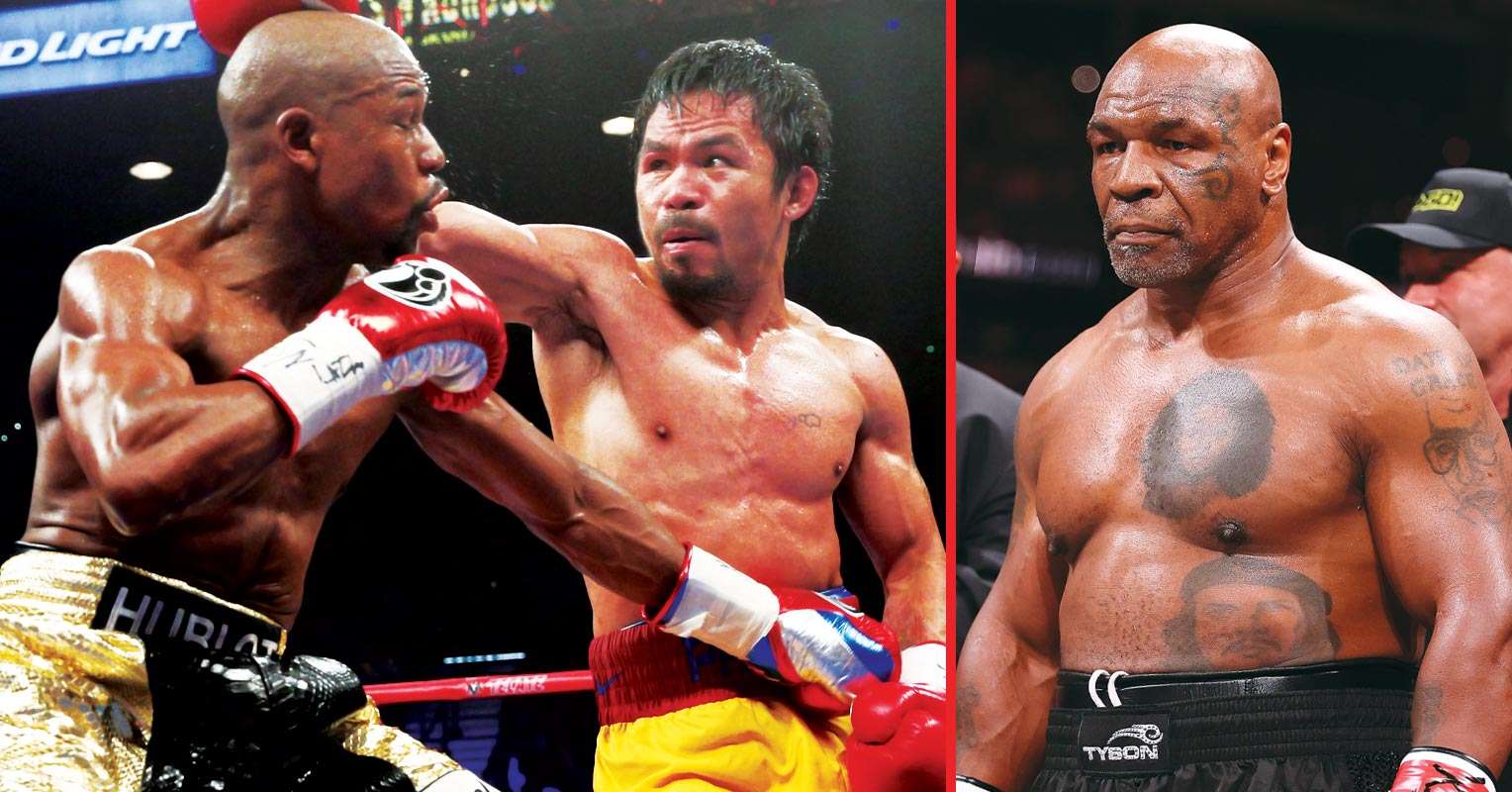 Mike Tyson, Floyd Mayweather and Manny Pacquiao could all be set to appear on the same card