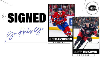 One-year contracts for Jared Davidson and Hunter McKown
