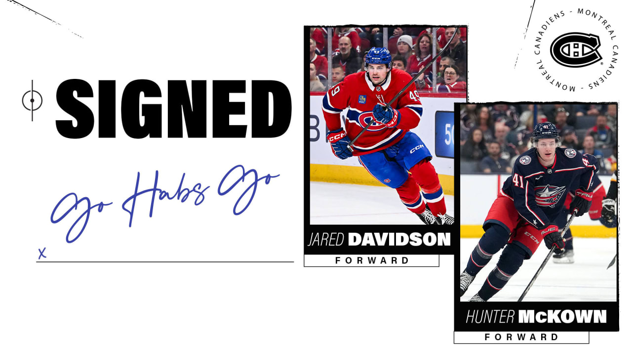 One-year contracts for Jared Davidson and Hunter McKown