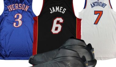 The Scarcest LeBron James, Kobe Bryant and Allen Iverson Game Wor