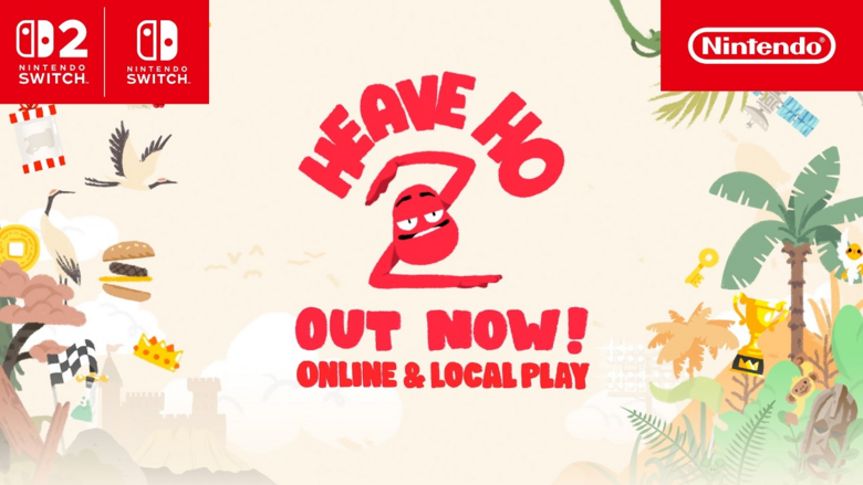 Heave Ho 2 swings onto Switch and Switch 2 today