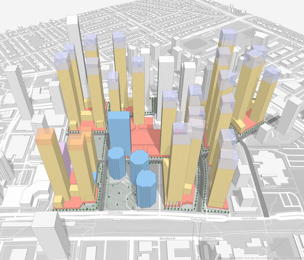 metropolis at metrotown mall redevelopment april 2024