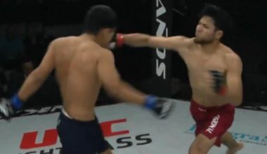 Missed Fists: Amateur fighter completely whiffs on spinning strikes before being brutally knocked out