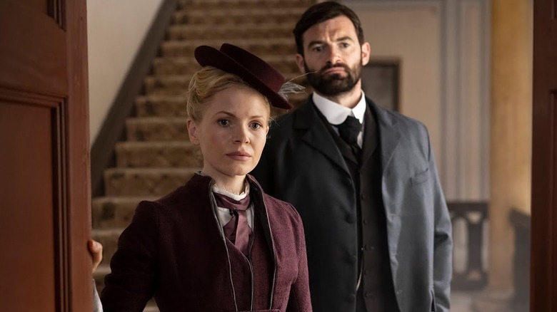 Kate Phillips as Eliza Scarlet and Stuart Martin as William 