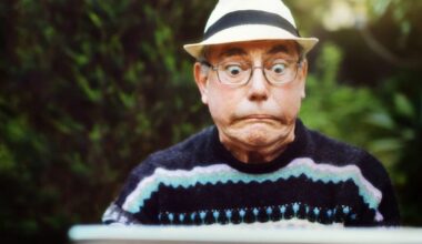 An elderly man finds out he's made a mistake.