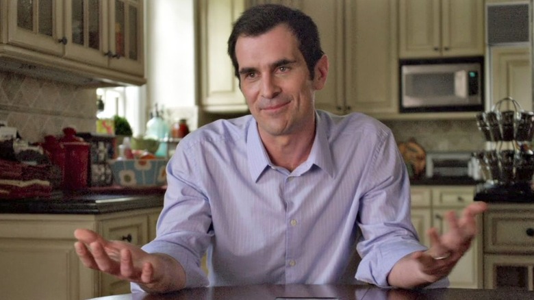 Phil Dunphy doing a talking head