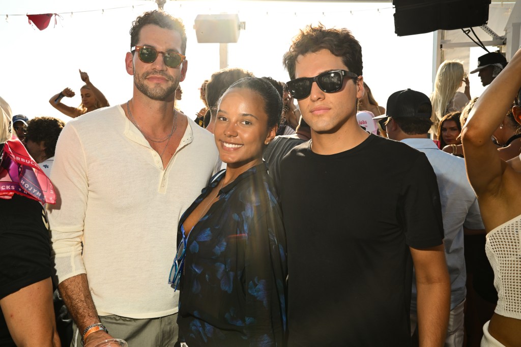 Jesse Solomon, Ava Dash and Brooks Marks attend NYLON's Fourth of July Residency