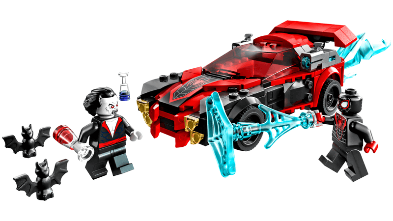 Morbius vs Miles Morales LEGO set.