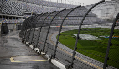 Mother Nature doing NASCAR no favors at Atlanta