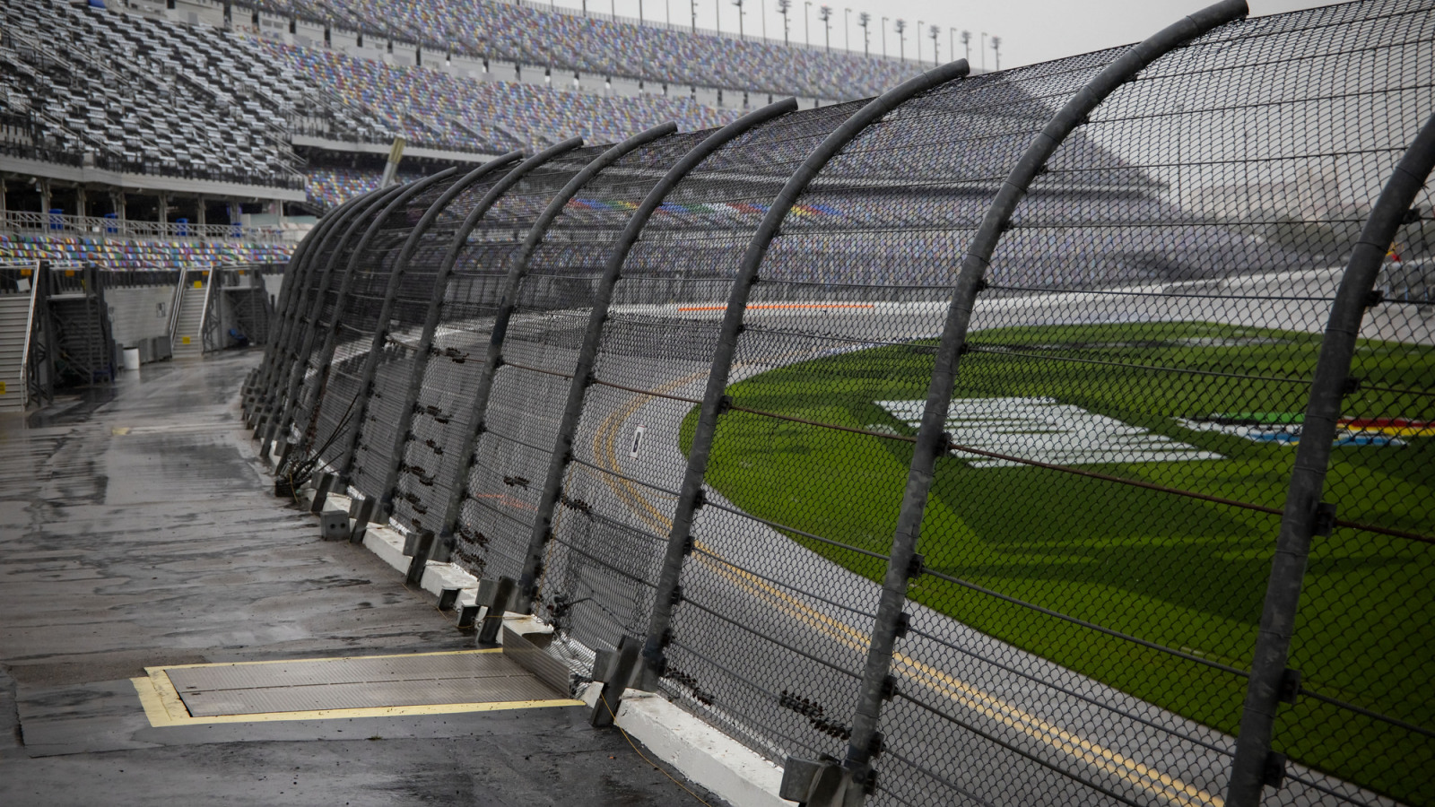Mother Nature doing NASCAR no favors at Atlanta