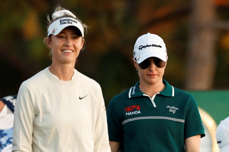 Nelly Korda offered some words of advice for Charley Hull ahead of this week's AIG Women's Open...