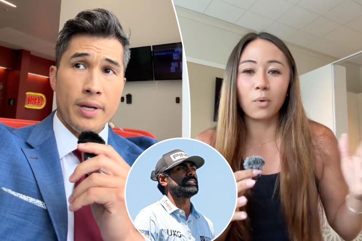 Golf WAG has 'uncomfortable' interaction with 'SportsCenter' host