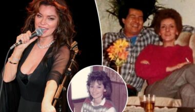 Shania Twain reveals she was ‘kicked around’ by her parents in ‘very violent’ childhood home