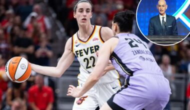 Adam Silver believes Caitlin Clark has become a 'political football' in WNBA