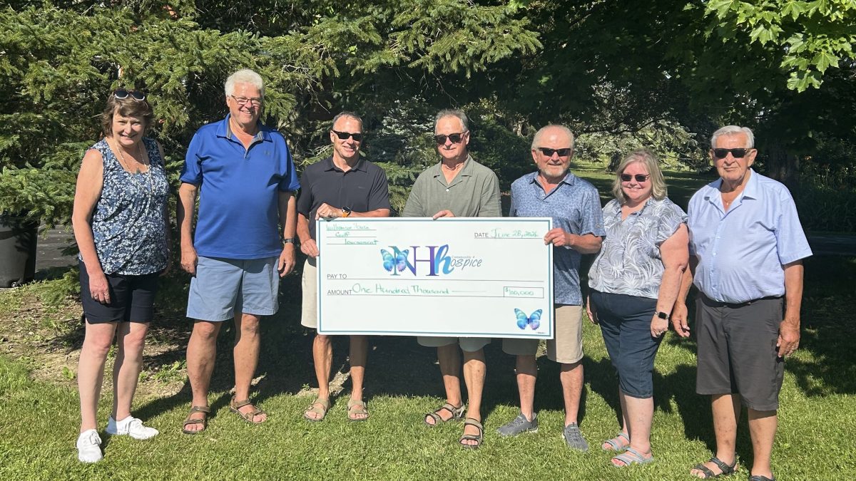 Williamson House Golf Tournament raises $100,000 for Norfolk Haldimand Community Hospice